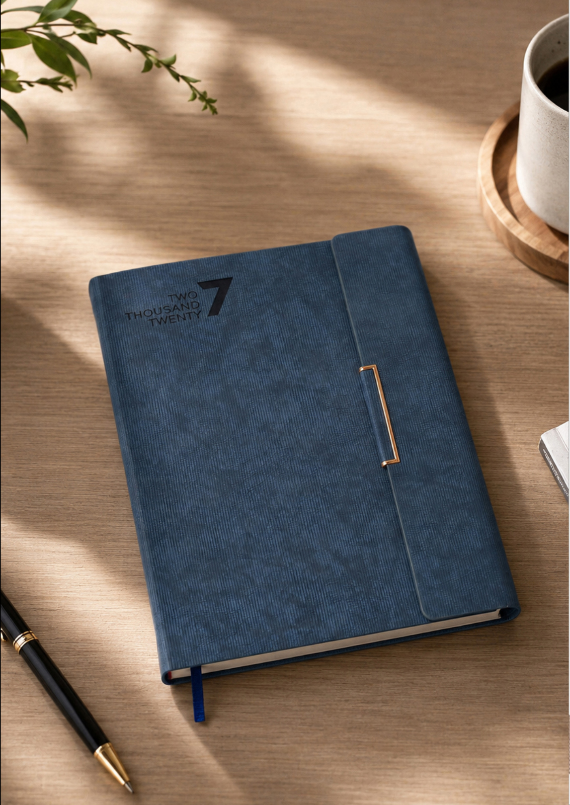 V-501 Sapphire Blue Executive Leatherette Diary
